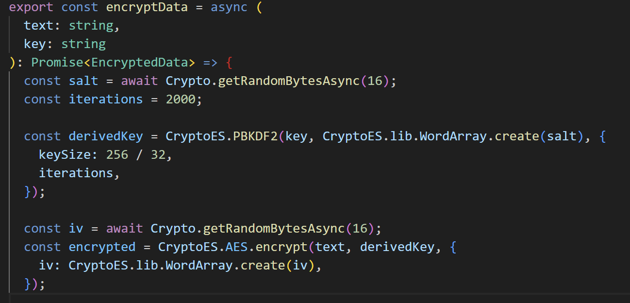 Weak pbkdf2 seeds